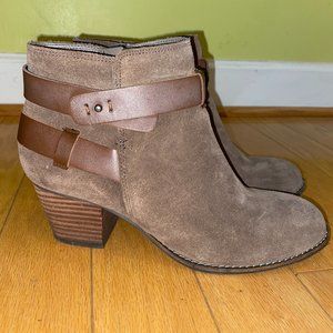 Dolce Vita Jaxen Ankle Booties Boots Taupe Size 8